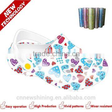 Heart Design Heat Print Film For Shoes photo-5