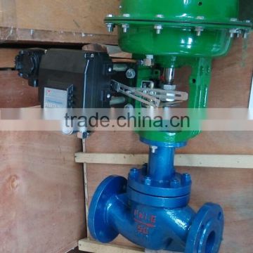 pneumatic diaphragm steam modulating control valve