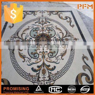Decoration Best Luxury China Supplier Waterjet Colorful Luxury Granite and Marble Stone Flooring Pattern