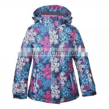 Girls printed padded jacket