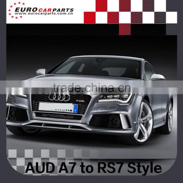 NEW ARRIVAL!A7 4GC 11y~15y RS7 style PP material body kits for A7 modification