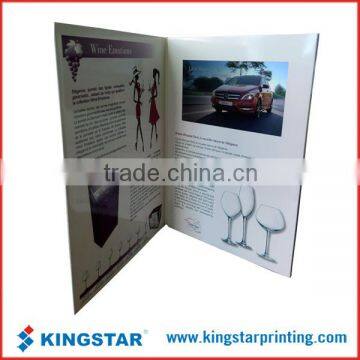 lcd digital video greeting card