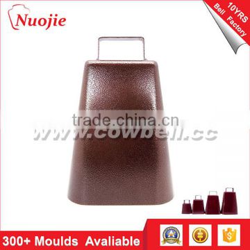 Wholesale 6.8'' Hot Selling Metal Cow bell with 4 sizes avaliable