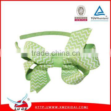 custom printed grosgrain ribbon hairband for kids