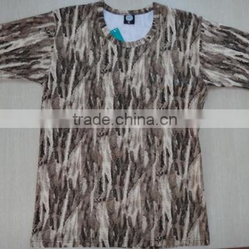 Wholesale men's apparel,3d full body size printing camo t-shirts jiangxi factory direct