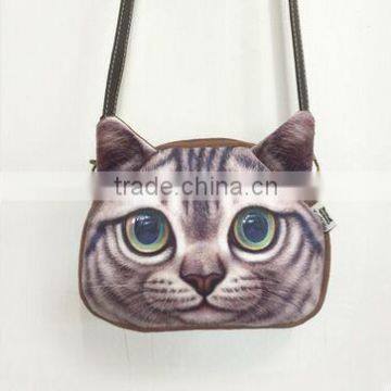 Aimigou wholesale animal shape cat face single-shoulder bag & haversack