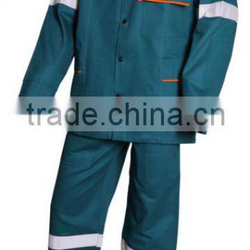 Sanctum Two Piece Polyester Cotton Blend Coverall with Reflectors - SWC 3011
