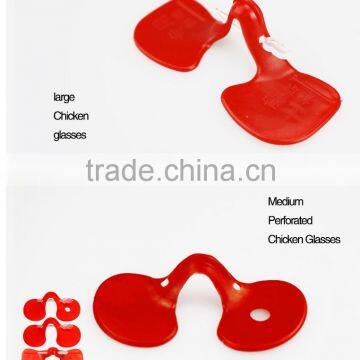 Wholesale chicken protecting glass eye cover plastic chicken glasses