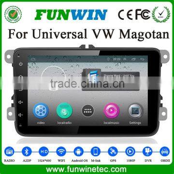 Funwin Android 4.4 & Android 5.1 car radio player for VW Volkswagen Magotan support 3G