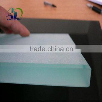 10mm thick decorative glass partitions etching frosted glass desk partition acid etched glass office partitions