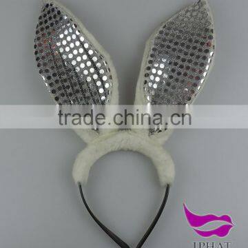 Sequin bunny headdress party rabbit ear headband