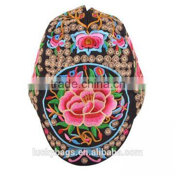 2016 new arrival hmong emboridery hat fashion gray cap
