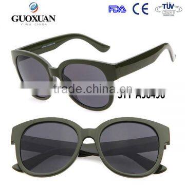 New hot selling round plastic frame fashion design couple sunglasses unisex