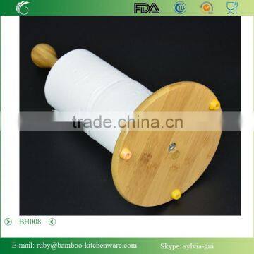 BH008/Bamboo Collection Standing Paper Towel Holder photo-5