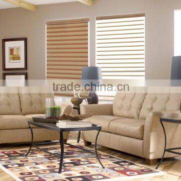 Three layer day and night curtain gradient fabric for window design by China