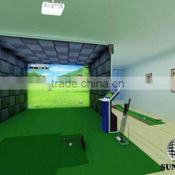 china 3D screen golf simulator