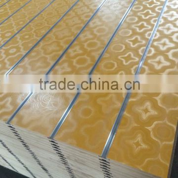 18mm new melamine MDF slatwall