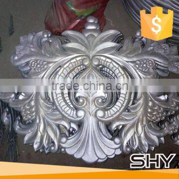 decorative products cast aluminum flower for gates or fence