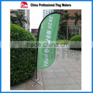 high quality custom cheap feather flag boat flag pole portable flag pole base