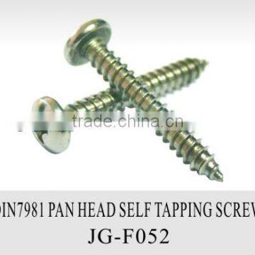 Din7981 pan head self tapping screw