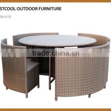 rattan dining table