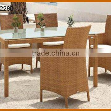 5PCS Rattan Dining Set