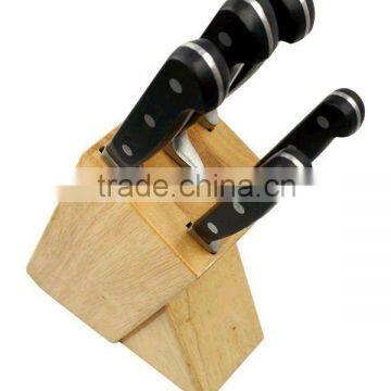 5pcs forged knife set with block