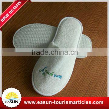 Bath SPA Disposable Spa cheap hotel slipper with logo embroidery