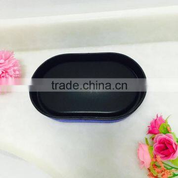 Blue Round Shape Fancy Soap Dish photo-5