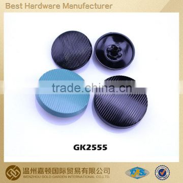 alloy metal button snaps for leather, various designs customized