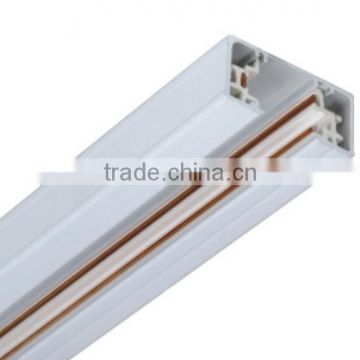 1M,2M,3M led track rail lighting White,Grey,Black aluminium 2 line led track rail