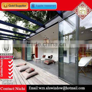 Aluminium Glass Folding Door Modern Pergola&Patio with Modern by Marvin Doors