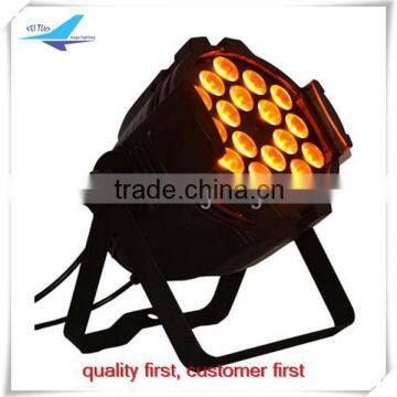 Baiyun district 18*15w rgbwa 5 in 1 led par lamp