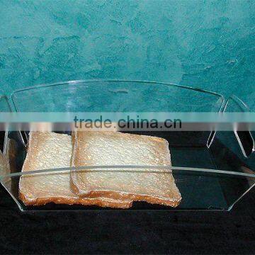 acrylic serving tray for food