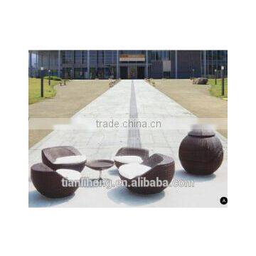 Outdoor/patio rattan sofa set