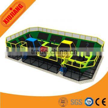 safety new net indoor trampoline park for kids and adult jumping