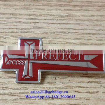 2016 Customized Shape and Logo Brass Plating Sport Lapel Pin Badge With Butterfly Clutch Soft Enamel Metal/Custom Badge