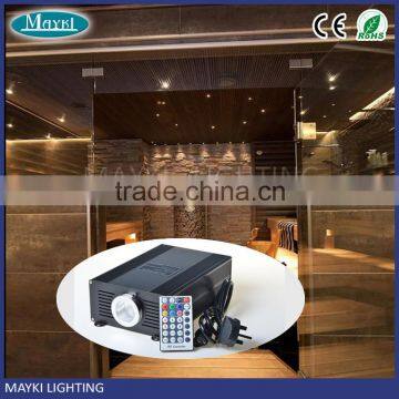 75W RGB fiber optic illuminator, sauna ceiling light with twinkleing ceiling lights effect