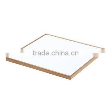 2016 Hot Sale Modern Furniture Custom Cut Carrara Marble Inlay Table Top Dining Table photo-4