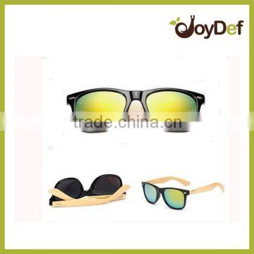 The unique design luxury OEM vintage eco-friendly PC bamboo polarized sunglasses