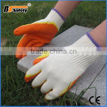 BSSAFETY Double latex coated smooth finish working gloves with cotton liner