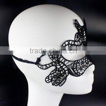 Wholesale Tiger Lace Eye Mask, Masquerade Lace Party Mask for Birthday Dance