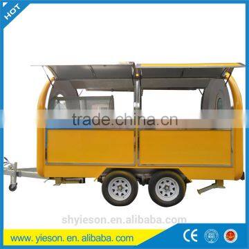 hamburgers carts food cart truck / safely and best brand mobile fryer food trailer ice cream food kiosk for slush machine