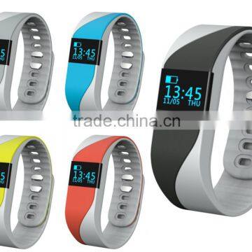 0.49" OLED Display Wearable Fitness Band With Pedometer, Heart Rate / Blood Pressure And Sleep Monitor