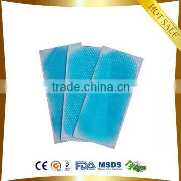 Blue gel cooling patch for fever reducing