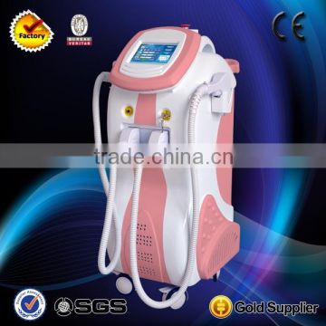 E-light IPL diode aser 808 multifunction machine , skin rejuvenation and hair removal