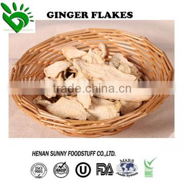 Factory Supply High Quality Dehydrated Ginger Flakes