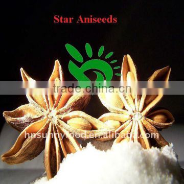 First Class Dried Star Aniseeds GuangXi Aniseeds with ISO9001 HACCP OU BRC