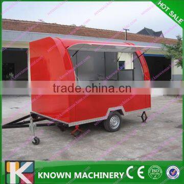 elegant design China electric mobile fryer food cart