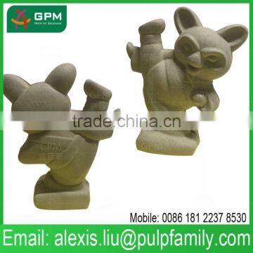 2016 Wholesale Promotional Gift Paper Mache Animal Shape Hello Kitty Piggy Bank